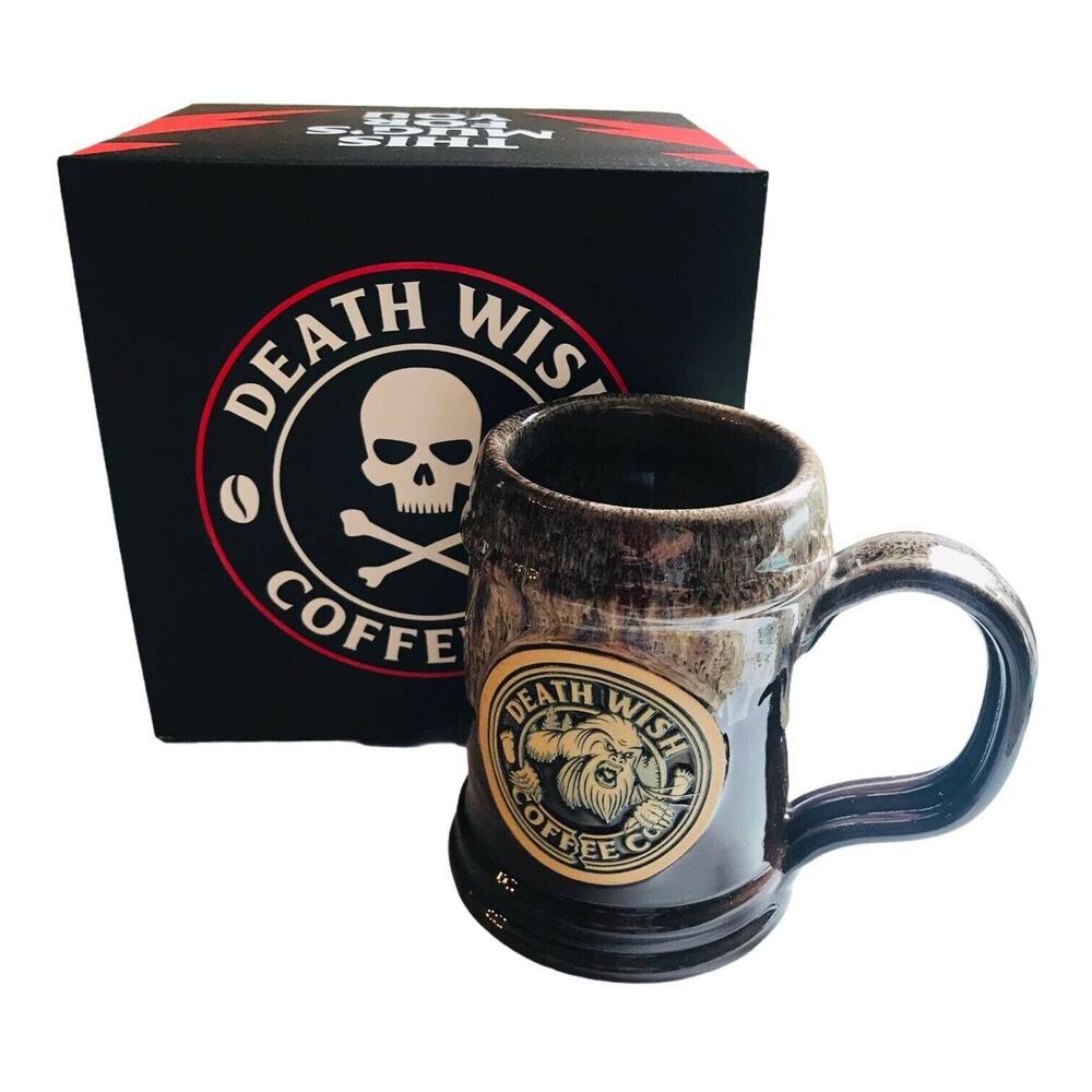 Death Wish Coffee Mugs - Limited Edition SASQUATCH MUG 2912/4000 sold out!